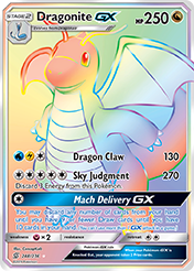 Dragonite-GX Unified Minds Pokemon Card