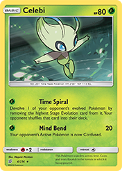 Celebi Unified Minds Card List