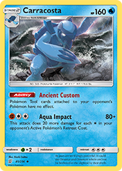 Carracosta Unified Minds Pokemon Card