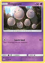 Exeggcute Unified Minds Pokemon Card