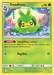 Swadloon Unified Minds Pokemon Card