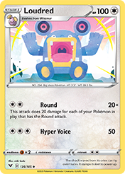 Loudred Vivid Voltage Pokemon Card