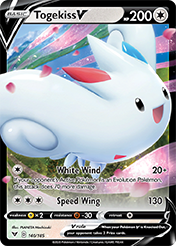 Togekiss V Vivid Voltage Pokemon Card