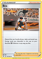 Bea Vivid Voltage Pokemon Card