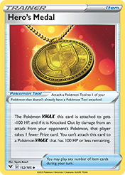 Hero's Medal Vivid Voltage Pokemon Card