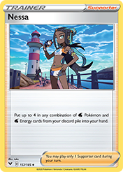 Nessa Vivid Voltage Pokemon Card