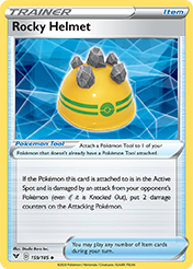 Rocky Helmet Vivid Voltage Pokemon Card