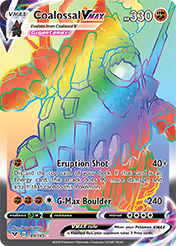Coalossal VMAX Vivid Voltage Pokemon Card