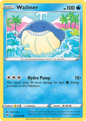Wailmer Vivid Voltage Pokemon Card