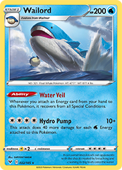 Wailord Vivid Voltage Pokemon Card
