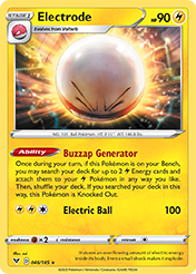 Electrode Vivid Voltage Pokemon Card