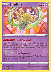 Shedinja Vivid Voltage Pokemon Card