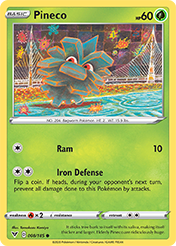 Pineco Vivid Voltage Pokemon Card