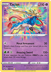 Zacian Vivid Voltage Pokemon Card