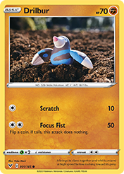 Drilbur Vivid Voltage Pokemon Card