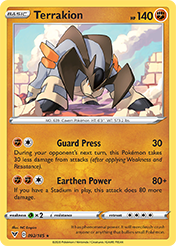 Terrakion Vivid Voltage Pokemon Card