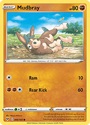 Mudbray Vivid Voltage Pokemon Card