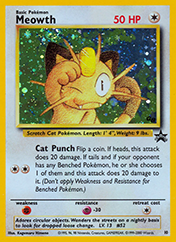 Meowth Wizards Black Star Promos Card List