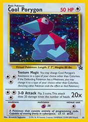 Cool Porygon Wizards Black Star Promos Pokemon Card