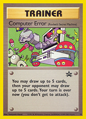 Computer Error Wizards Black Star Promos Pokemon Card