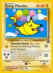 Flying Pikachu Wizards Black Star Promos Pokemon Card