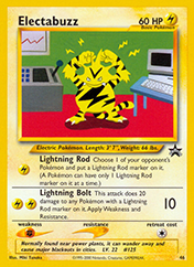 Electabuzz Wizards Black Star Promos Pokemon Card