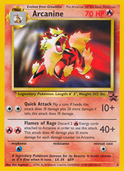 Arcanine Wizards Black Star Promos Card List