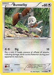 Bunnelby XY Pokemon Card