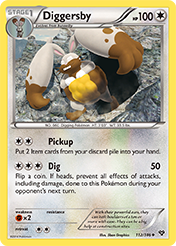 Diggersby XY Pokemon Card