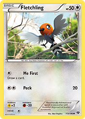 Fletchling XY Pokemon Card