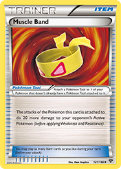 Muscle Band XY Pokemon Card