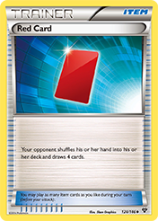 Red Card XY Pokemon Card