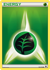 Grass Energy XY Pokemon Card