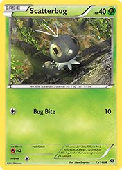 Scatterbug XY Pokemon Card