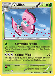 Vivillon XY Card List