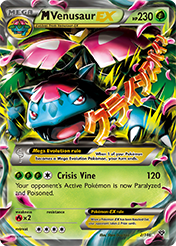 M Venusaur-EX XY Pokemon Card
