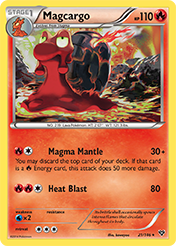 Magcargo XY Pokemon Card