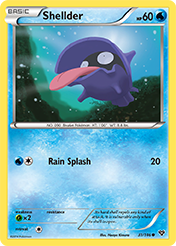 Shellder XY Pokemon Card