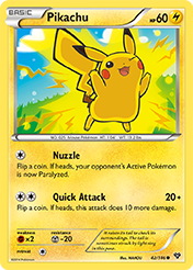 Pikachu XY Pokemon Card