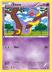 Ekans XY Pokemon Card