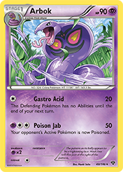 Arbok XY Pokemon Card