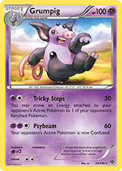 Grumpig XY Pokemon Card