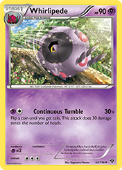 Whirlipede XY Pokemon Card