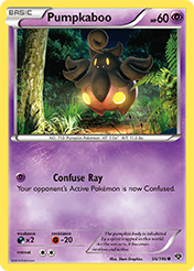 Pumpkaboo XY Pokemon Card