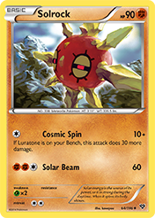 Solrock XY Pokemon Card
