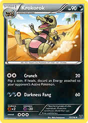 Krokorok XY Pokemon Card