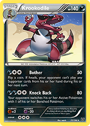 Krookodile XY Pokemon Card