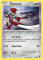 Pawniard XY Pokemon Card