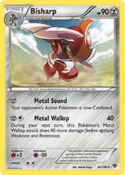 Bisharp XY Pokemon Card
