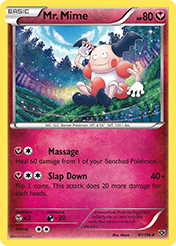 Card image - Mr. Mime - 91 from XY